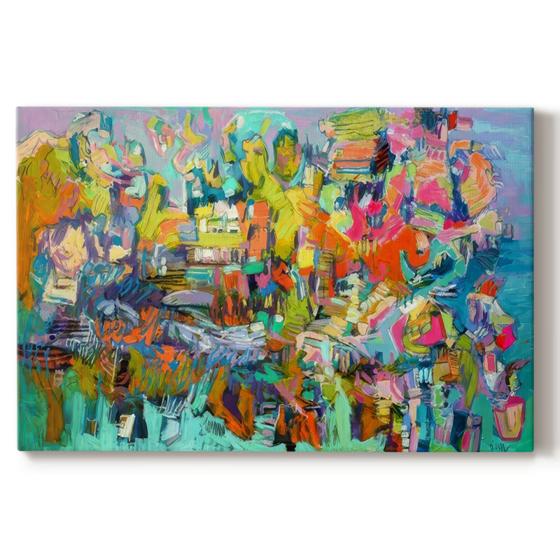 Île au soleil couchant I - galerie Cavas, 24 x 36