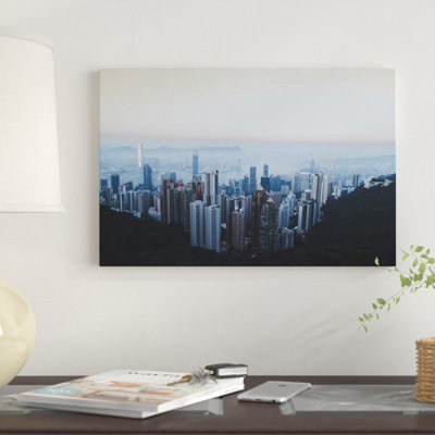 « hong kong » par luke anthony gram, reproduction d’impression sur toile tendue