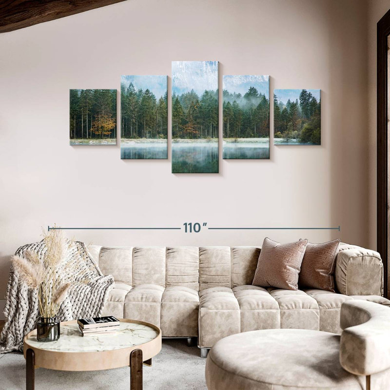 Majestic Lake, 42" H x 92" W