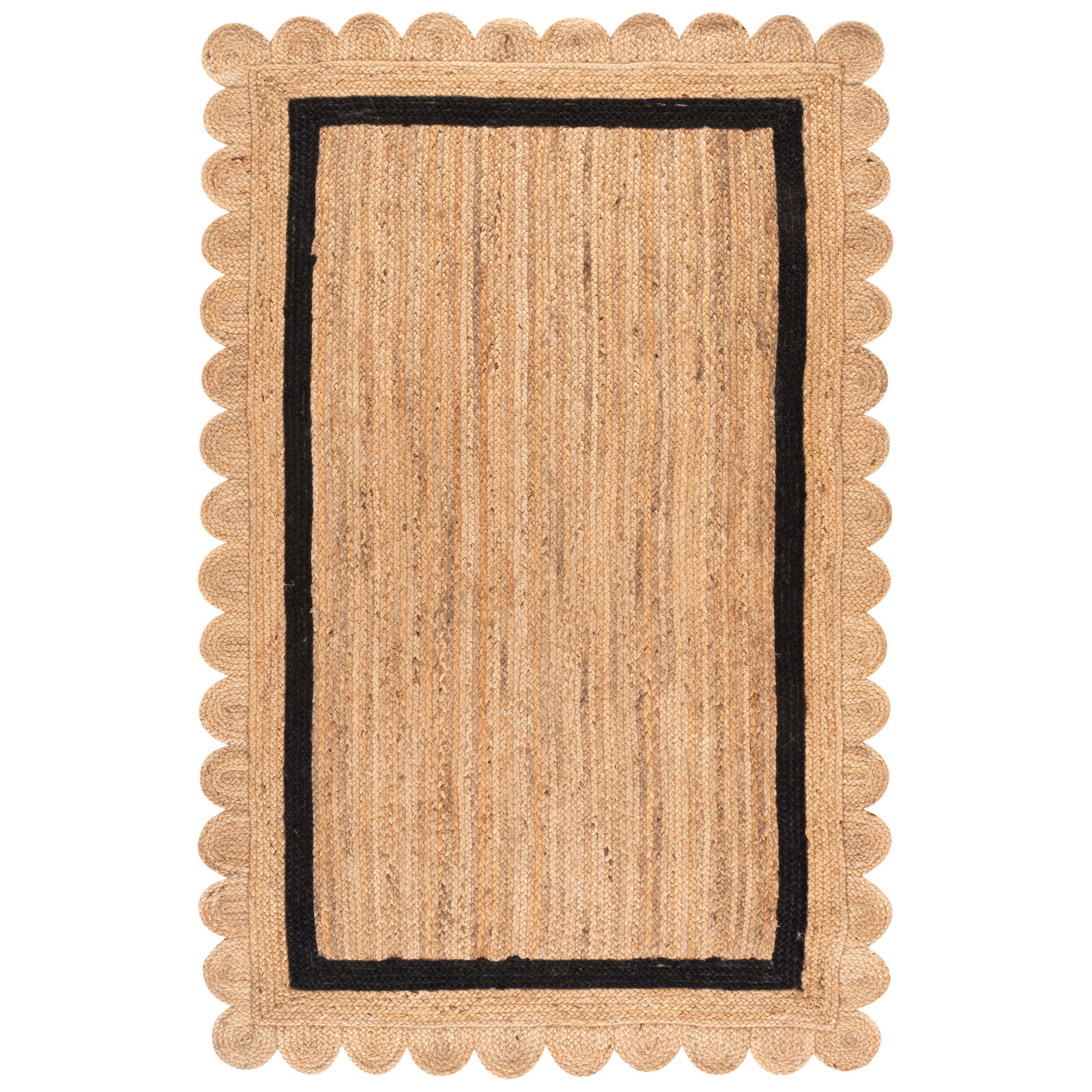 Inkai Jute/Sisal Area Rug, Rectangle 6' x 9'