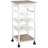 Kynnidi Solid Wood Bar Cart