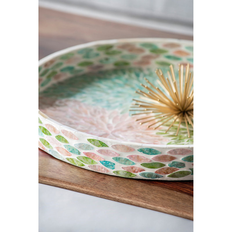 Solid Wood Tray, 1.8" H x 13.8" L x 13.8" W