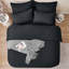 Premium 4-Piece Ultra-Soft Microfiber Duvet Complete Cover Set-111014806-111014811