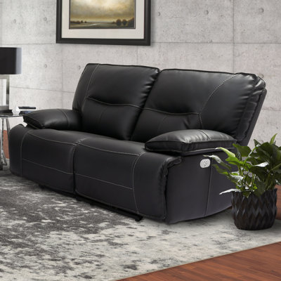 Pomona Upholstered 65'' Power Reclining Loveseat