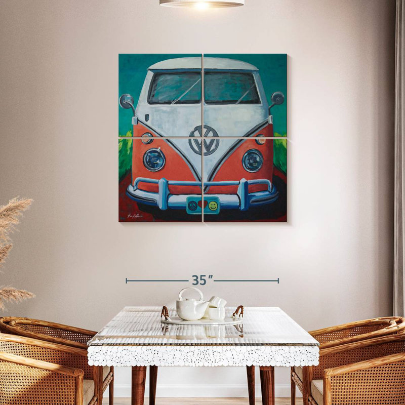 Mehar Volkswagen Van Bohemian Dream, 38" H x 38" W