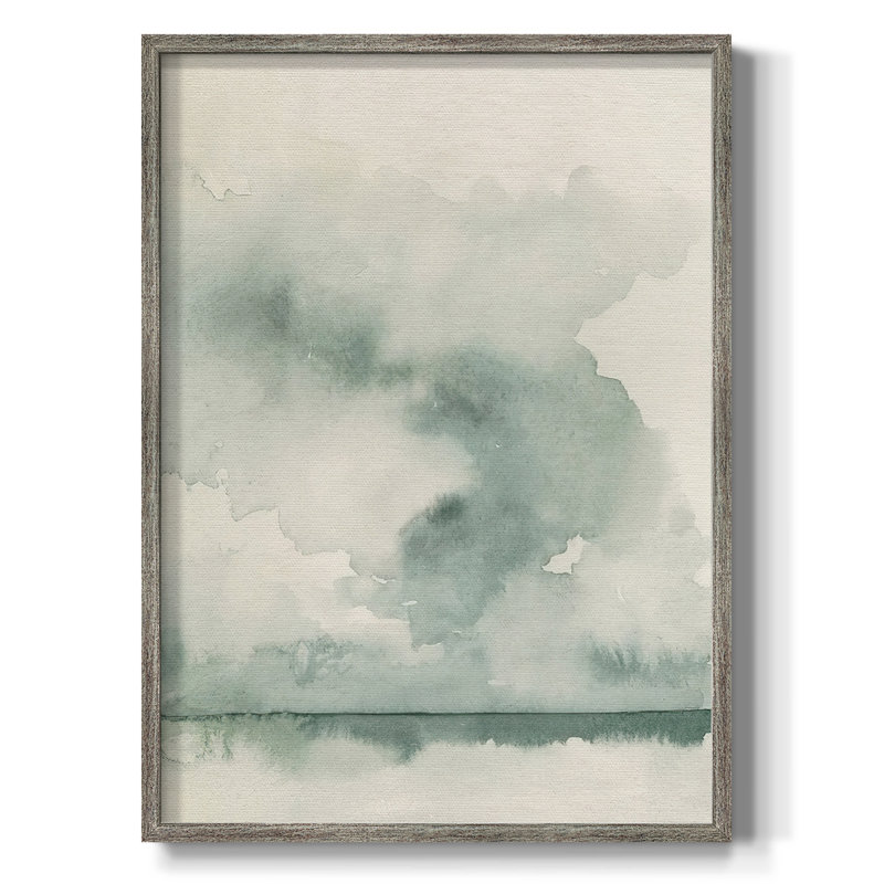 «Ocean Impression II», reproduction encadrée - bois massif, H 15 po x l 12 po