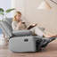 Fauteuil inclinable manuel berçant pivotant de 34 po de largeur avec accoudoirs réglables-55318884