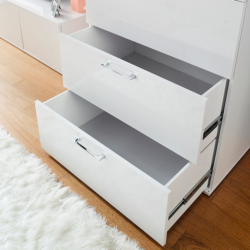 Commode géante à quatre tiroirs Bliss, White