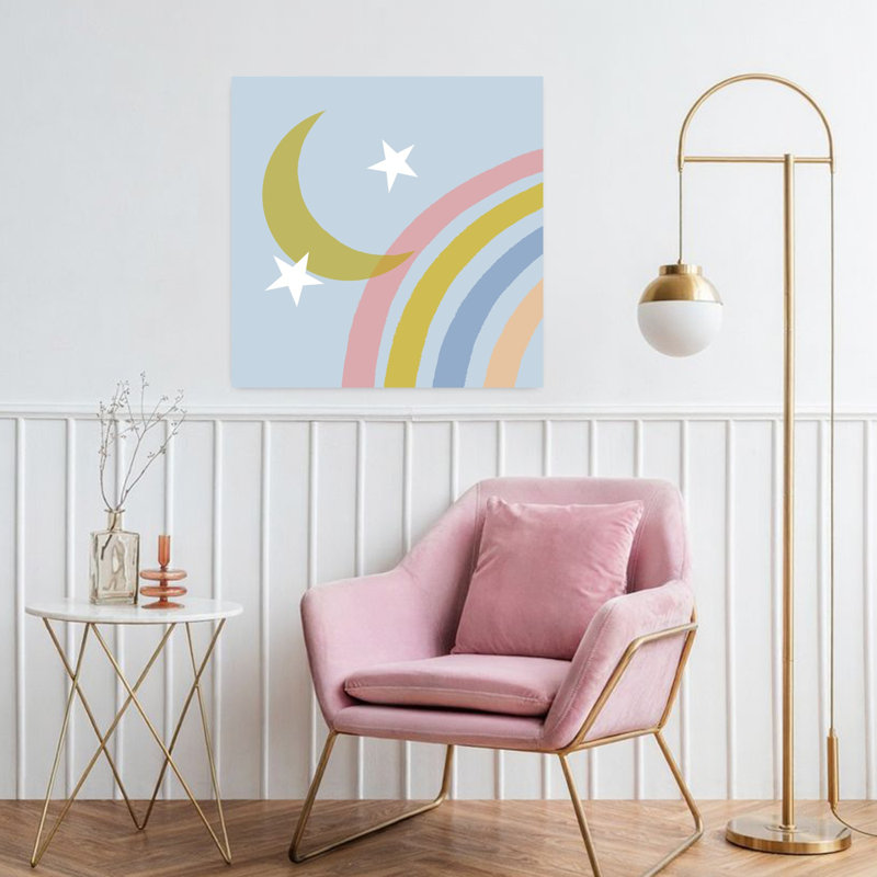Doux rêves, paysage contemporain, art naturel, H 32 po x l 32 po