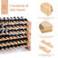 Whitinsville Solid Wood Wine Bottle Rack Brown