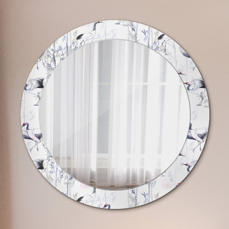 Huldar Glass Flat Wall Mirror, 70cm H x 70cm W