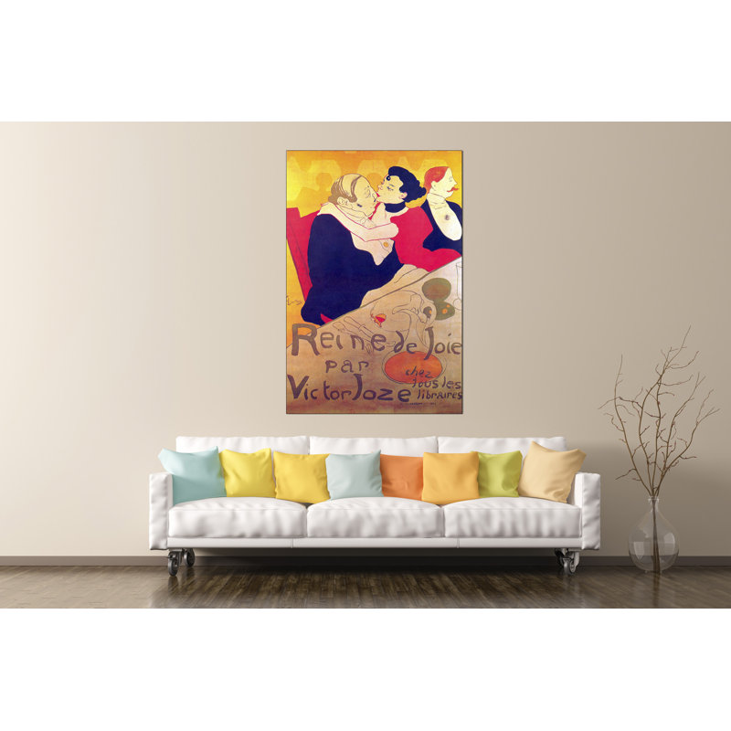 Henri De Toulouse-Lautrec - Wrapped Canvas Print, 135cm H x 90cm W x 1.8cm D