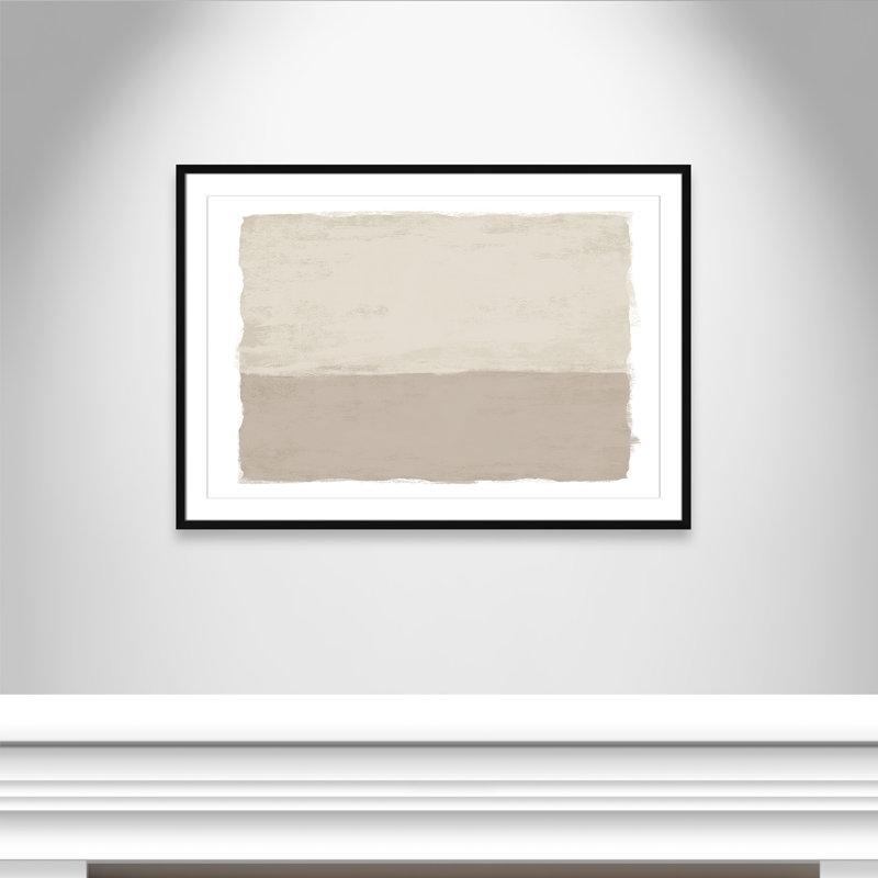 Silent Sands II - Landscape Version Print par Natalie Carpentieri, L 41,5 po x H 29,5 po, Imprimé mat, Noir satiné