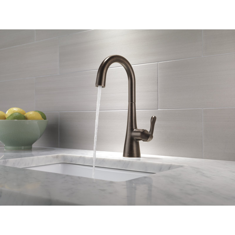 Transitional Single Handle Bar Faucet, Venetian Bronze