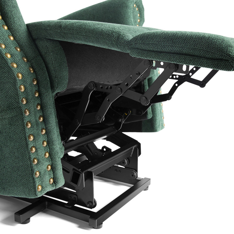 Fauteuil inclinable inclinable standard en tissu 28 po avec massage à 8 points, fauteuil inclinable à dossier réglable