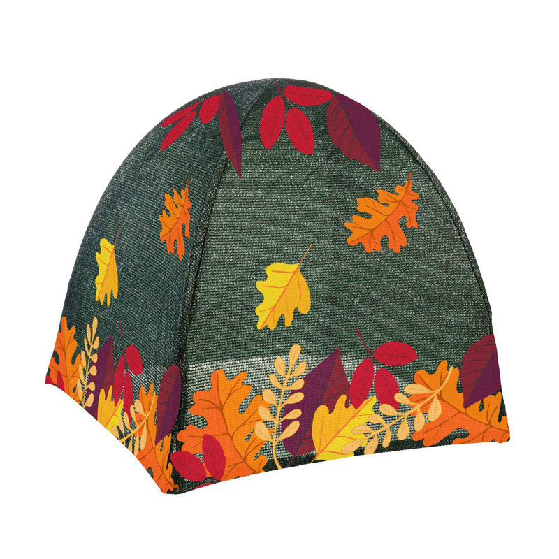 Fall Leaves Tented Plant Panel Cover