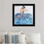 Bleu et festif - Peinture sur papier-72478872-72478873