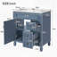 Meuble-lavabo 30 po avec lavabo en céramique-737589921-736108871