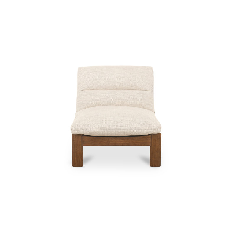 Fauteuil d'appoint Pierce moucheté, Mélange naturel