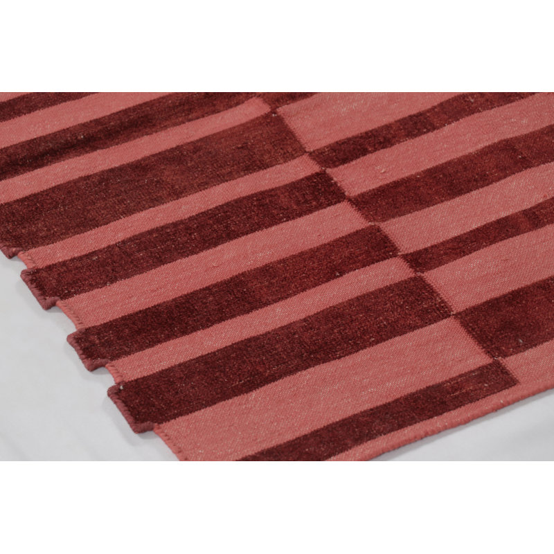 Cotton Geometric Area Rug, Rectangle 10' x 14'