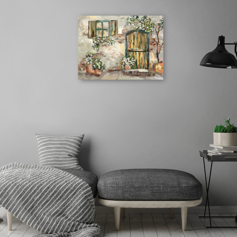 «Bella Casa I» par Studio Arts, reproduction d'art sur toile, H 42 po x l 56 po, Toile tendue