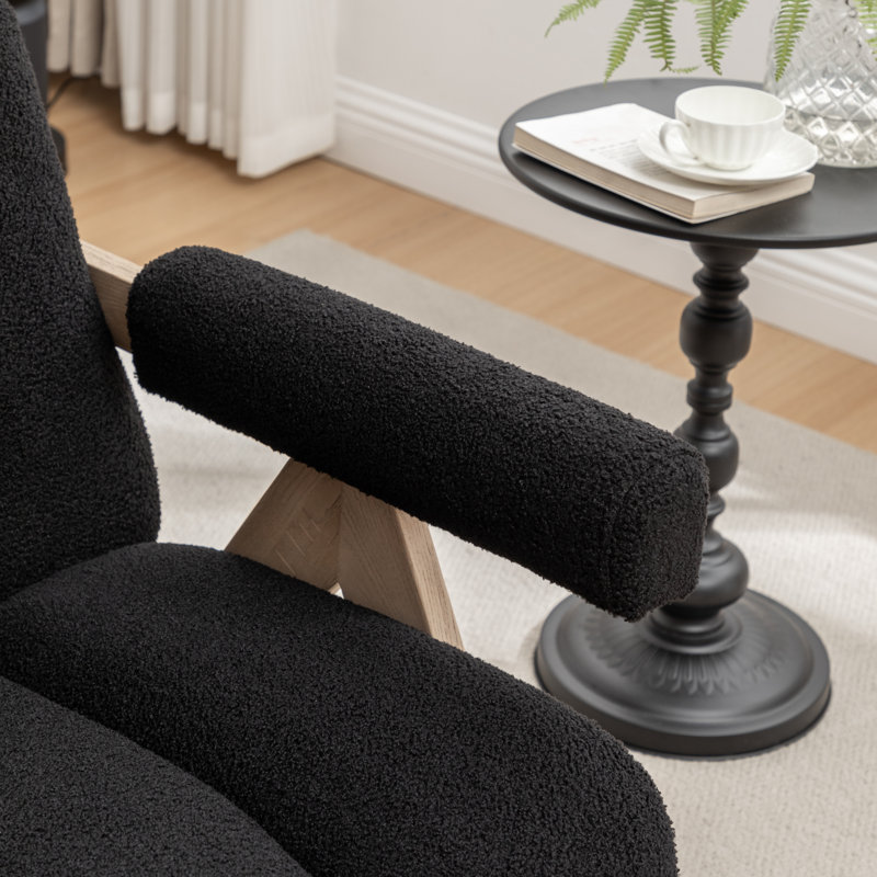 Fauteuil Bula, Polyester noir, 1