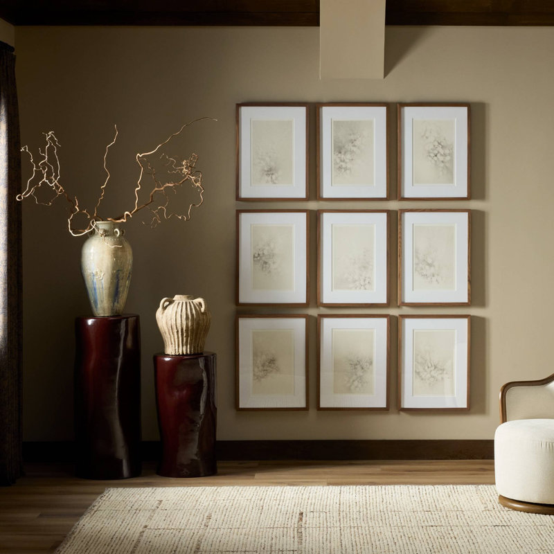 Breath Drawing Set Of 9 Print by Adrián White, 48" H x 36" W