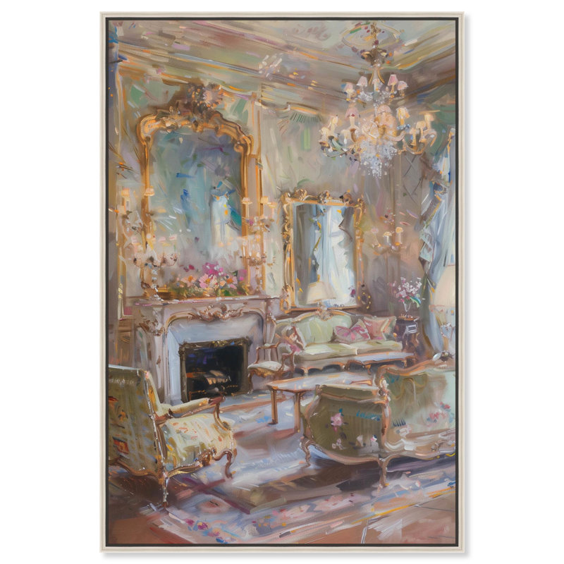 Art Remedy, peintures rétro sur toile, maison classique, H 31 po x l 21 po, Encadrement argenté