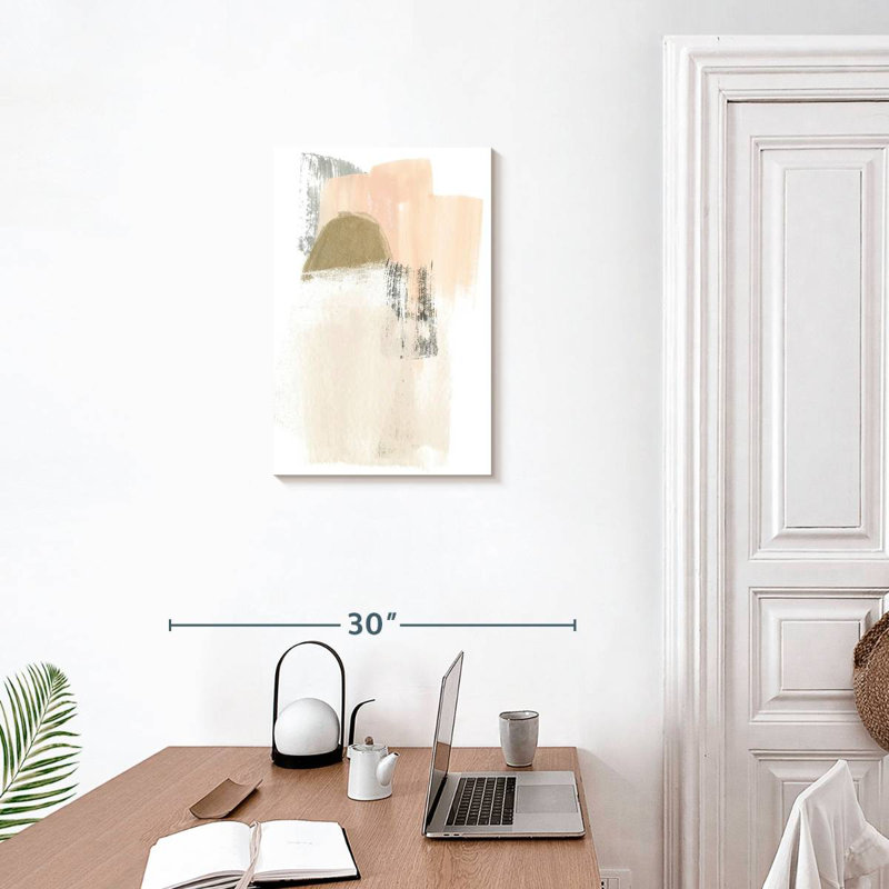 Avery Blush Abstract V, 24" H x 16" W