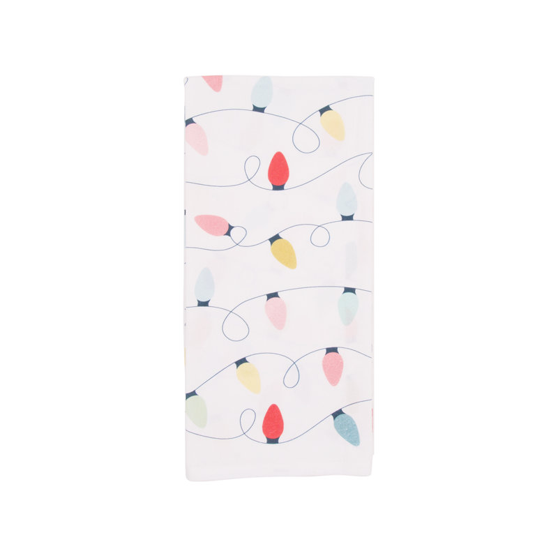 Boho Christmas Tree Lights Towel