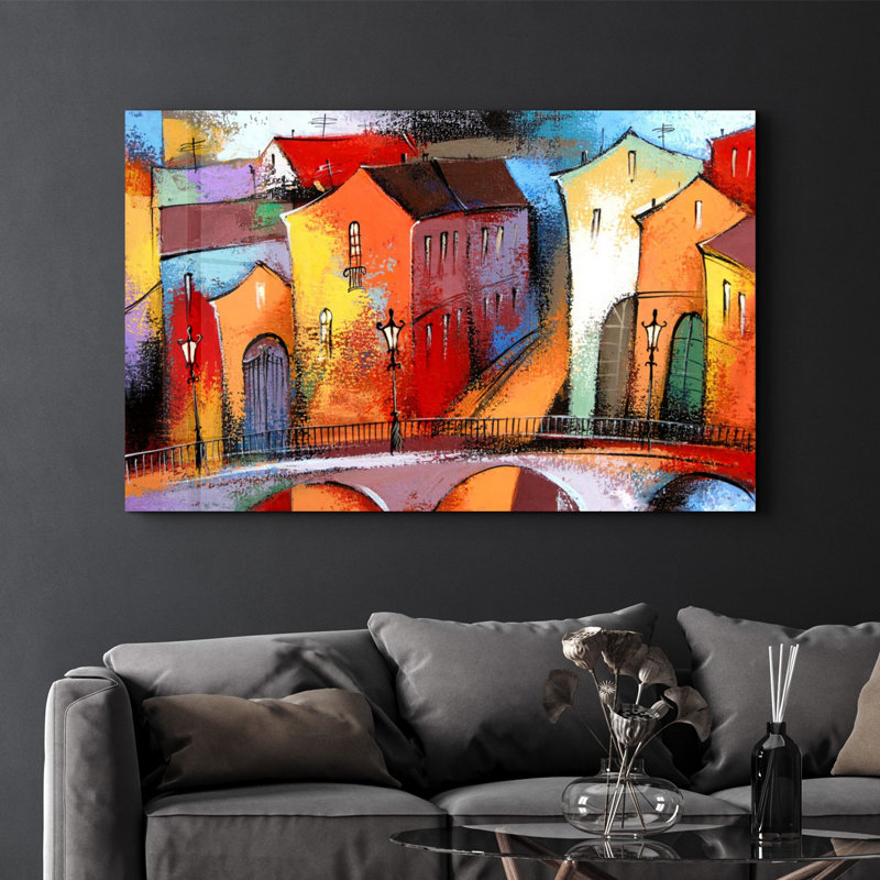 Peinture décorative en verre trempé Lekeya