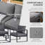 Garden Sofa Table Set