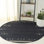 Tapis gris anthracite en laine fait à la main Santiago