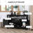 Brycin Modern Wine Buffet Sideboard Storage Natural Wood Top with Drawer-2075166716