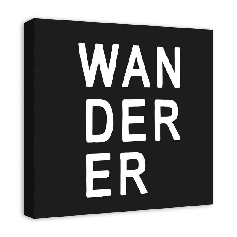 " Wanderer ", 20" H x 20" W x 1.25" D