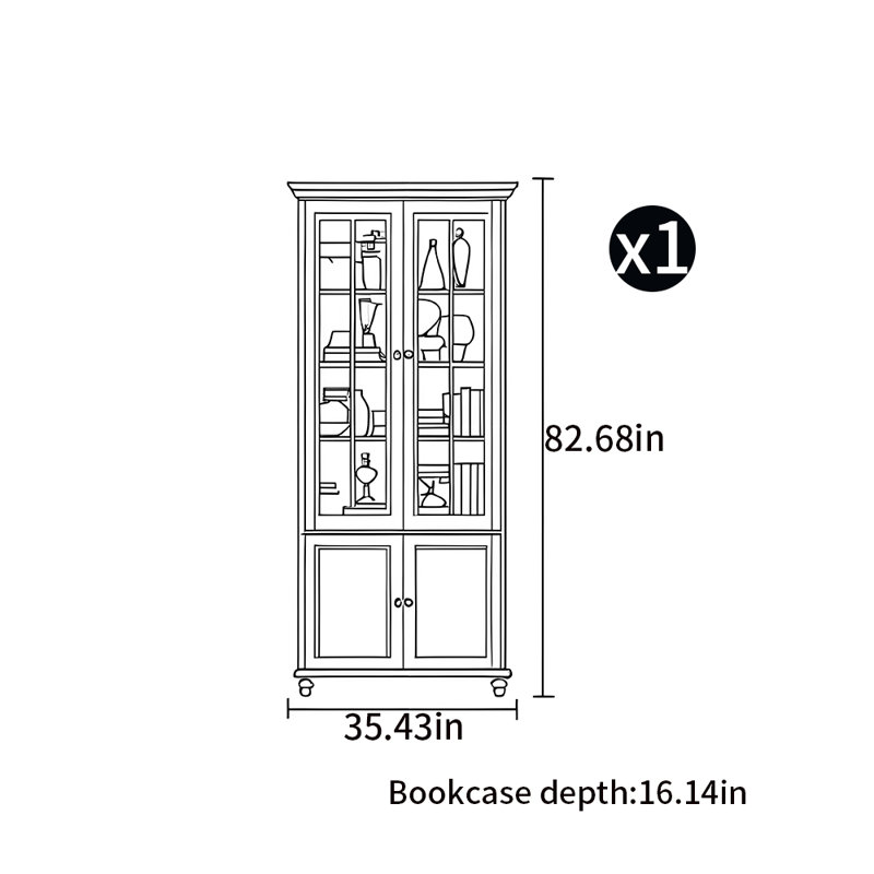 Bibliothèque moderne et simple, Blanc