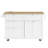 Farmhouse Kitchen Island With Drop Leaf And 2 Seatings (Not Include Stools)-1166843028