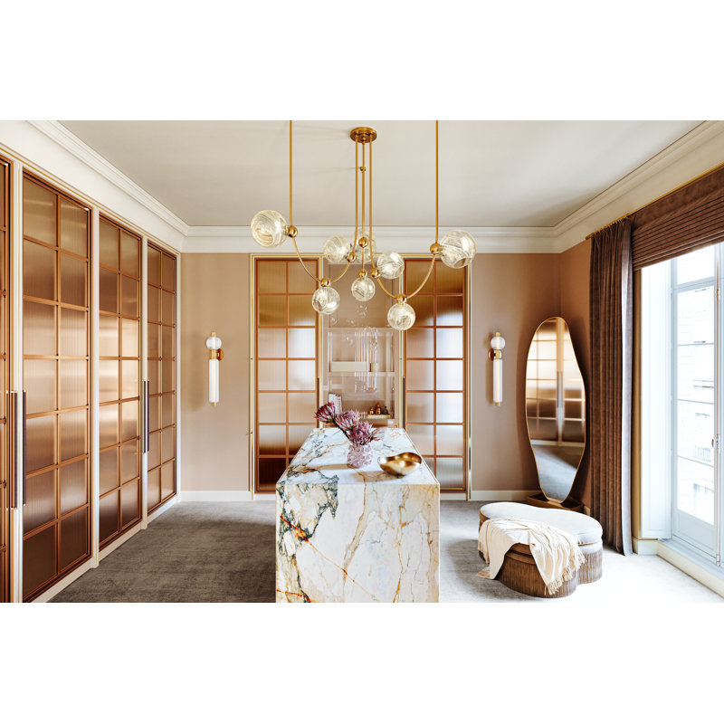 ATOM 2 Light Wall Sconce by Corbett Lighting