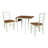 Cleversey 3 - Piece Drop Leaf Solid Wood Dining Set-1276968225