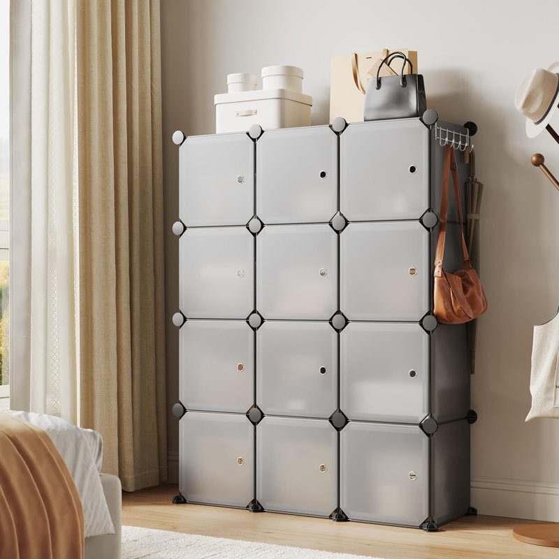 12 Pair Shoe Storage Cabinet