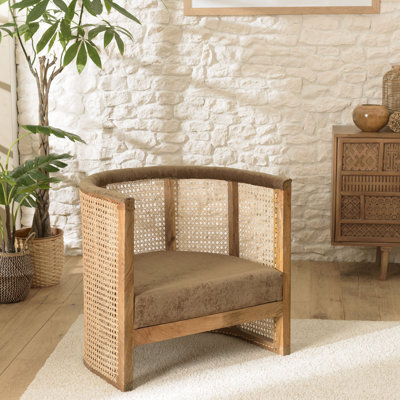ISA Upholstered Barrel Chair