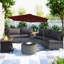 Kairo 300cm Cantilever Parasol-858752381