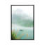Fog Sprinkle The East River by Hua Zhu - Floater Frame Print on Canvas-412293617-412293618