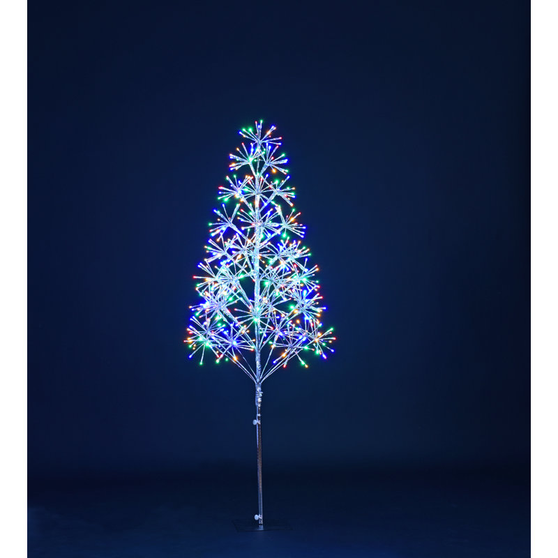 Starburst avec arbres et branches éclairés à DEL, H 60 po x l 30 po x P 30 po, Multi