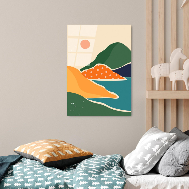 Boze 1 Piece Wall Art on Glass