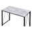 Rectangular Writing Desk with Metal Base-567820492-567820465