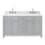 Ensemble de meuble-lavabo double 61 po Aberdeenshire-85364214