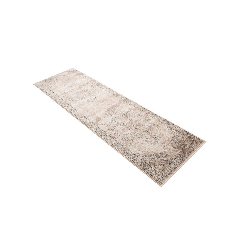 Cantey Oriental Ivory Area Rug, Runner 2' x 7'1"