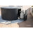 Pacaya 43" Outdoor Concrete Fire Table with Built-In Propane Tank Storage 45,000 BTU - Includes Lava Rocks & PVC Cover-110886680