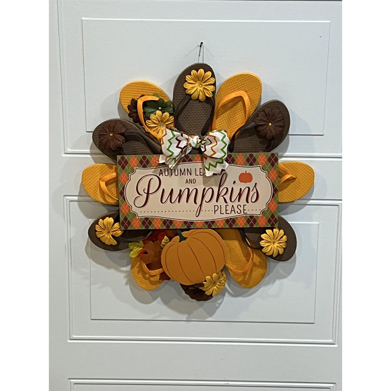 Fall Pumpkin Wreath